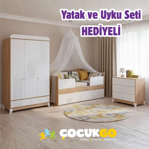 Wave Meşe Çocuk Odası