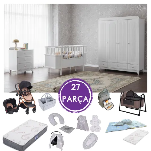 Orion Beyaz 4k Bebek Çeyiz Paketi