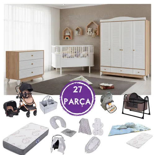 Nova Meşe 4k Bebek Çeyiz Paketi