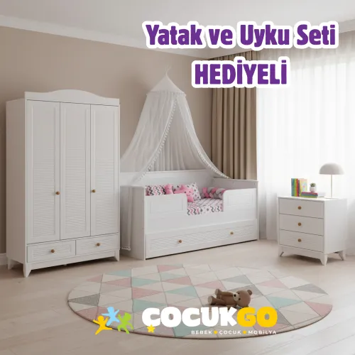 Nova Beyaz Çocuk Odası 