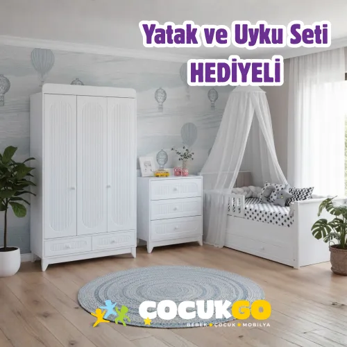 Orion Beyaz Çocuk Odası Takımı