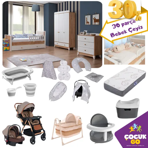 Paris Bebek Çeyiz Seti