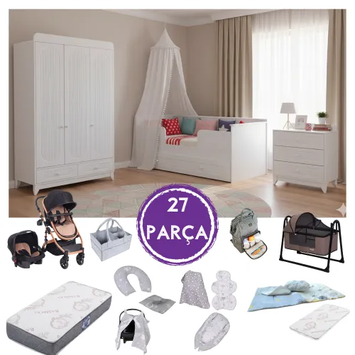 Orion Beyaz Bebek Çeyiz Paketi