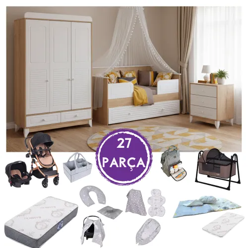 Mango Meşe Bebek Çeyiz Paketi