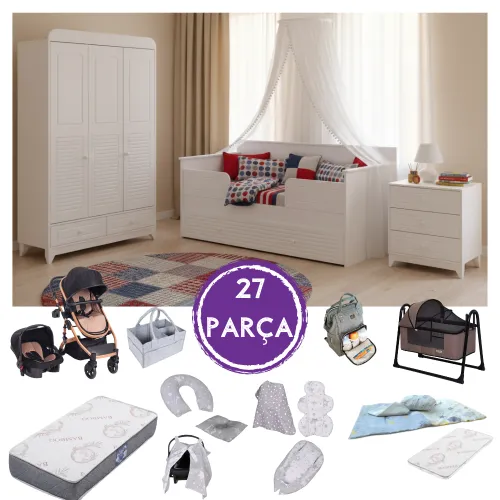 Mango Beyaz Bebek Çeyiz Paketi