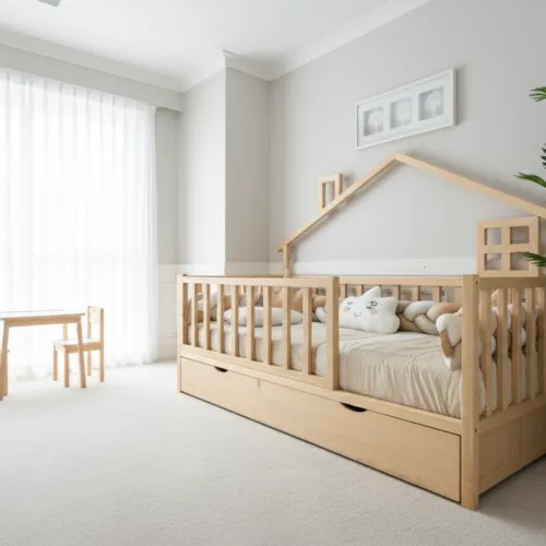 Roof Montessorri Yavrulu Karyola